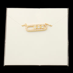 Arab Style Crystal Bead Pendant Necklace For Women Dainty Wedding Jewelry Stainless Steel Rose Gold 3 Dot On Oval Necklace Colar