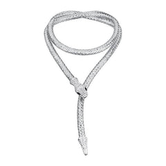 Aesthetic Snake Necklace Choker Women чокер Collier Femme Statement Crystal Iced Out Chain Jewelry Prom Gold Gothic браслет Kpop
